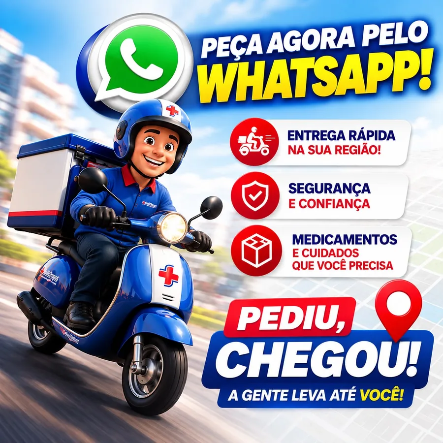 Entrega da MultiDrogas Louveira: peça agora pelo WhatsApp